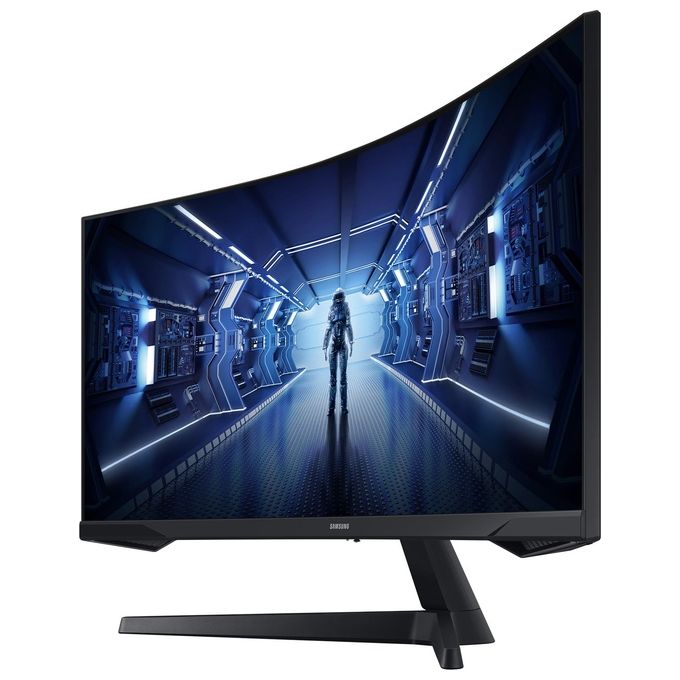Samsung LC34G55TWWPXEN Odyssey G5 Monitor Gaming Curvo 34'' Ultra WQHD 3440x1440 VA 165 Hz 1 ms FreeSync Premium HDR10 colore Nero