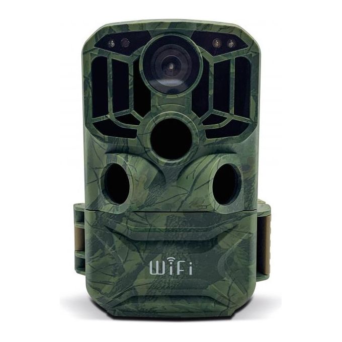 Braun 57666 Scouting Cam Black800 WiFi Fototrappola per fauna selvatica con Wi-Fi 8 MP sensore CMOS 120° PIR risoluzione video 1296p colore Mimetico