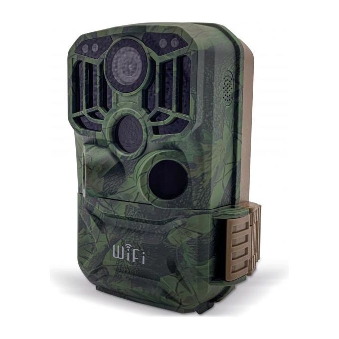 Braun 57666 Scouting Cam Black800 WiFi Fototrappola per fauna selvatica con Wi-Fi 8 MP sensore CMOS 120° PIR risoluzione video 1296p colore Mimetico