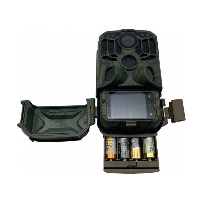 Braun 57666 Scouting Cam Black800 WiFi Fototrappola per fauna selvatica con Wi-Fi 8 MP sensore CMOS 120° PIR risoluzione video 1296p colore Mimetico