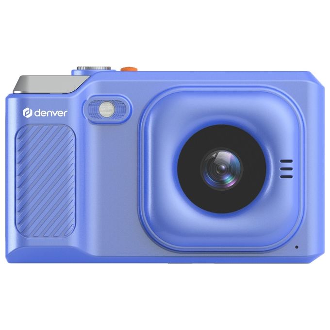 Denver S0457647 Fotocamera digitale 48 MP interpolati 5 Mpx effettivi CMOS LCD 2.8 pollici Full HD 1080p USB-C microSD fino a 64 GB Batteria 700 mAh colore Blu