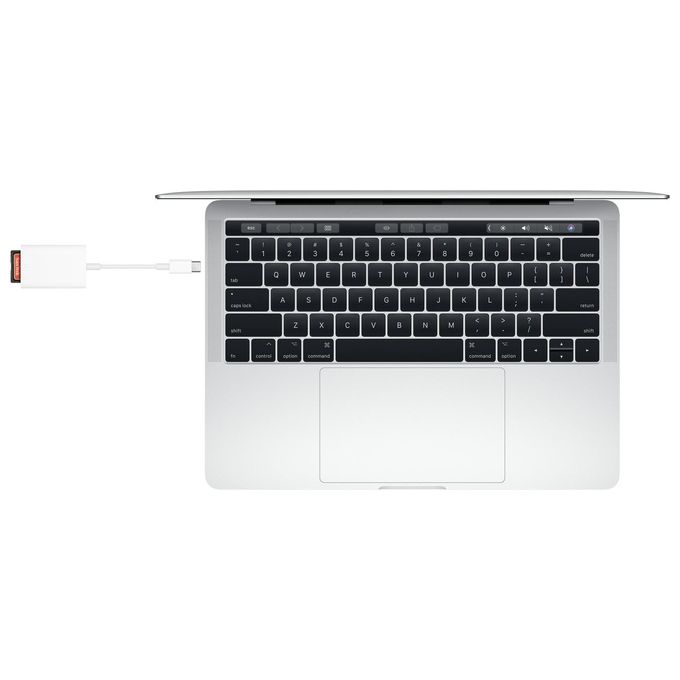 Apple MW653ZM-A Lettore di Schede USB 2.0 Type-C SD Bianco