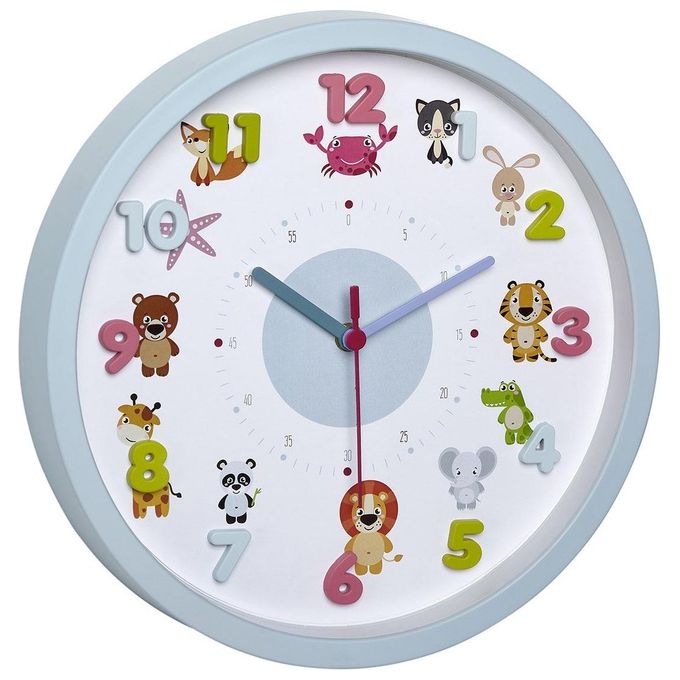 TFA Dostmann Orologio da Parete per Bambini Piccoli Animali