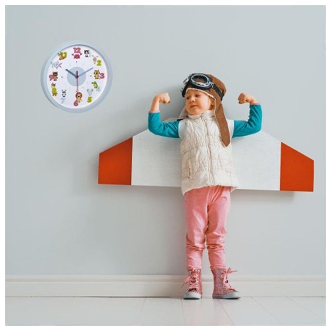 TFA Dostmann Orologio da Parete per Bambini Piccoli Animali