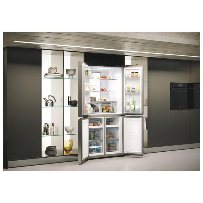 Haier HCR7818DNMM Cube 83 Serie 7 Frigorifero Multi Porta 467 L 181 cm Classe D 35 dB Total No Frost Wi-Fi colore Inox
