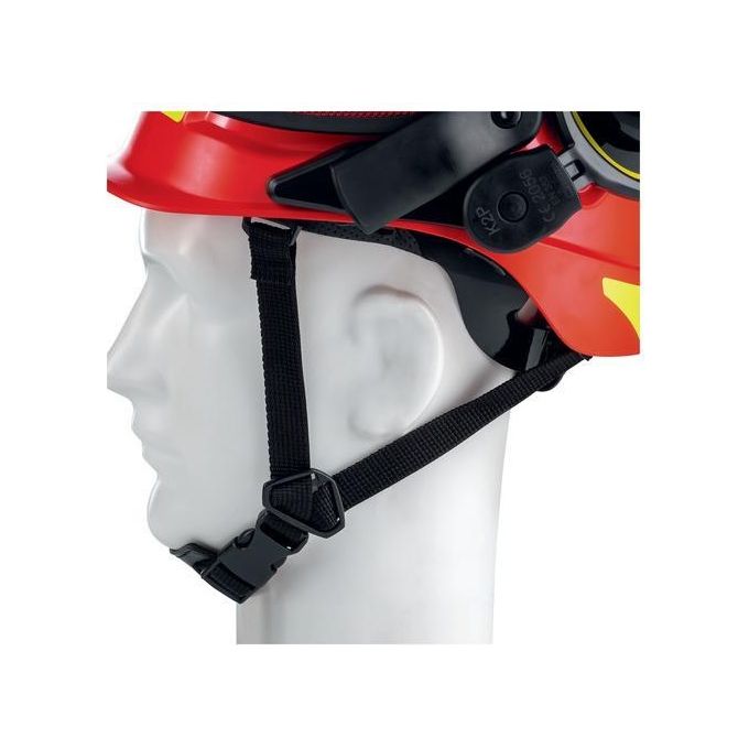 Uvex 9774238 pheos Forestry Elmetto Protettivo EN 397 ABS Ventilato 52-61 cm colore Rosso