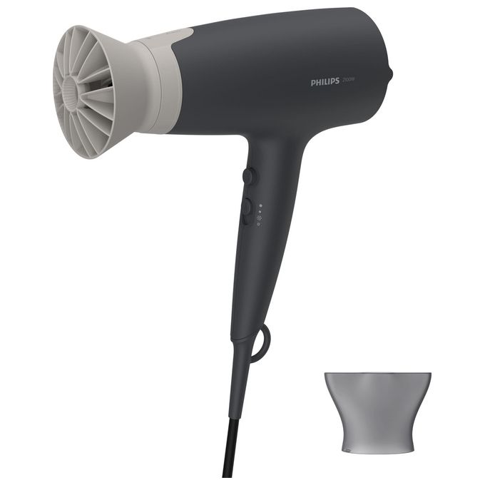 Philips BHD351-10 Serie 3000 Asciugacapelli 2100 W Ionic Care ThermoProtect 6 velocita' beccuccio 14 mm colore Grigio