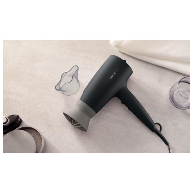 Philips BHD351-10 Serie 3000 Asciugacapelli 2100 W Ionic Care ThermoProtect 6 velocita' beccuccio 14 mm colore Grigio