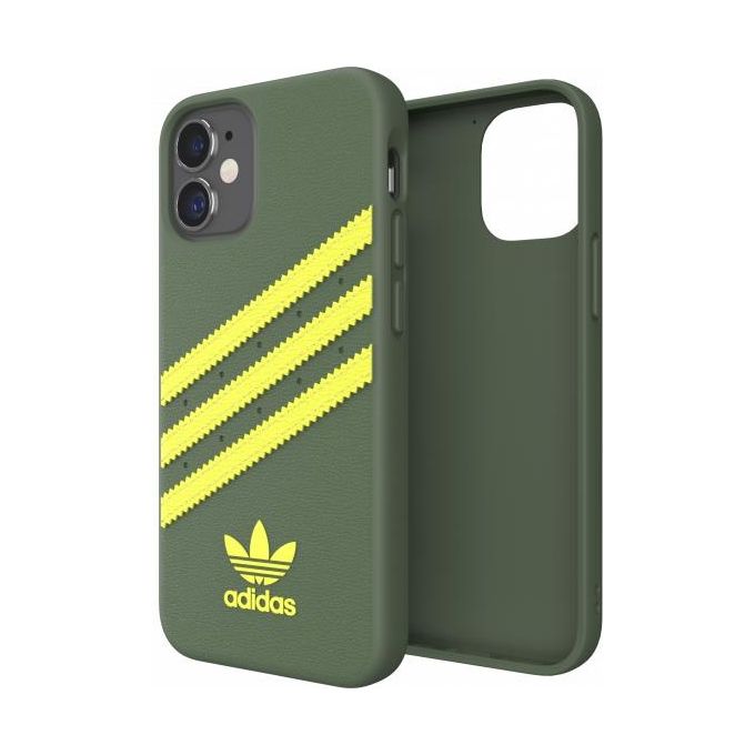 Adidas Samba Cover per iPhone 12 Mini Verde-Giallo