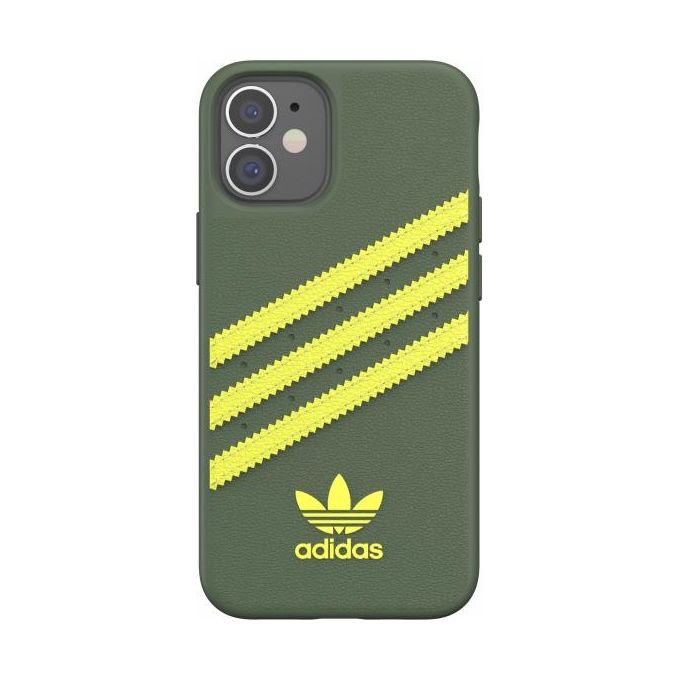 Adidas Samba Cover per iPhone 12 Mini Verde-Giallo
