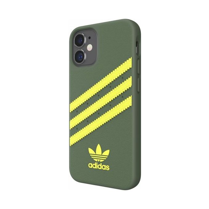Adidas Samba Cover per iPhone 12 Mini Verde-Giallo