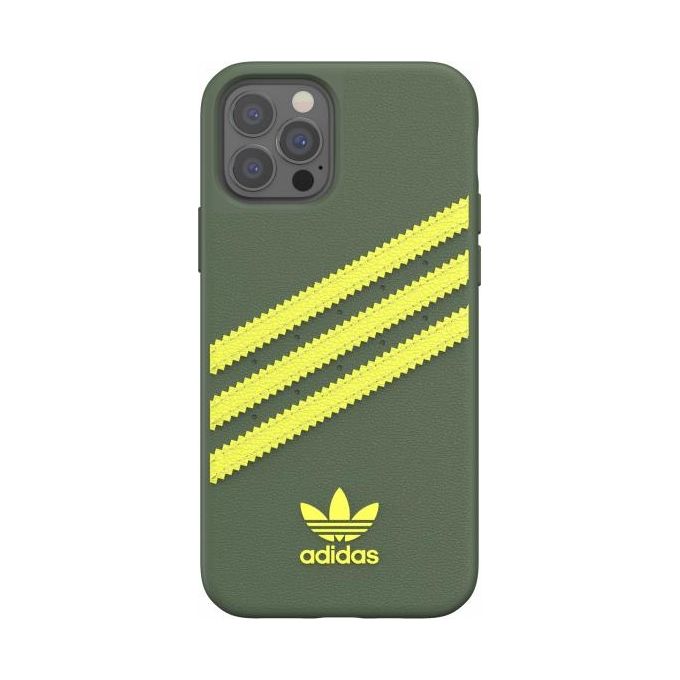 Adidas Samba Cover per iPhone 12-12 Pro Verde-Giallo