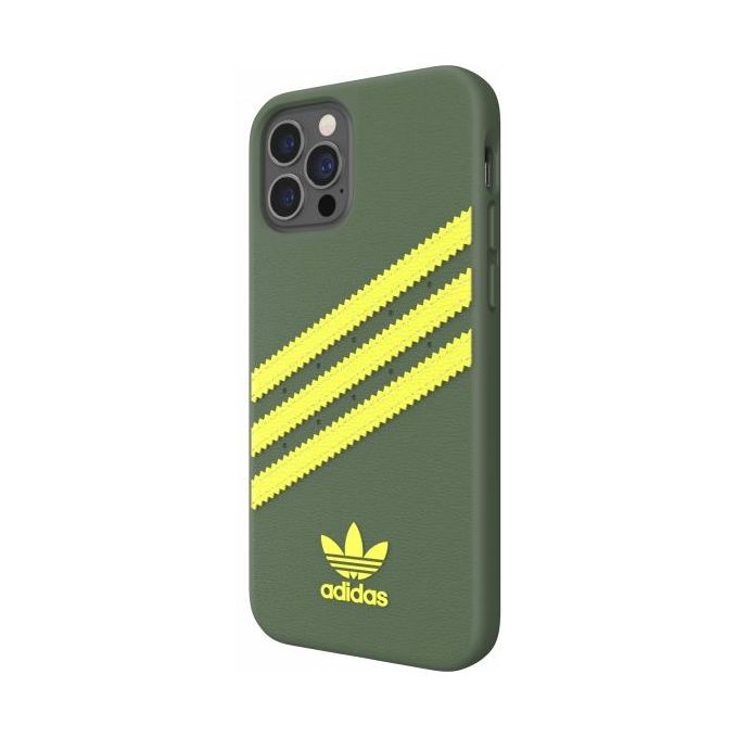 Adidas Samba Cover per iPhone 12-12 Pro Verde-Giallo