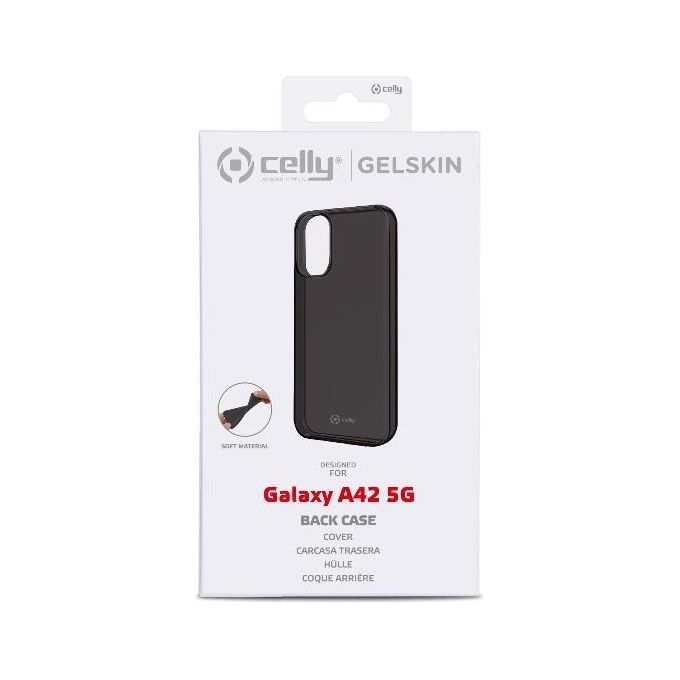 Celly Tpu Cover per Samsung Galaxy A42 5G Nero