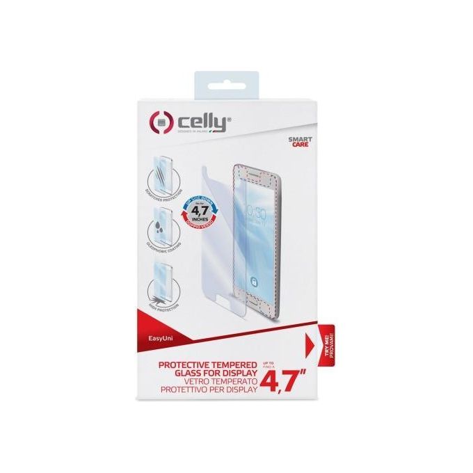 Celly Universal Glass per Smartphone 4.7