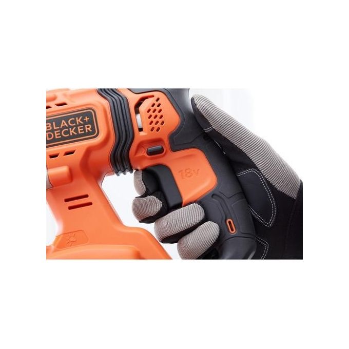 Black+Decker Tassellatore 18V Arancione-Nero Bcd900E2K