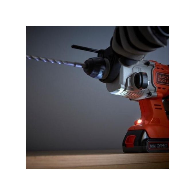 Black+Decker Tassellatore 18V Arancione-Nero Bcd900E2K