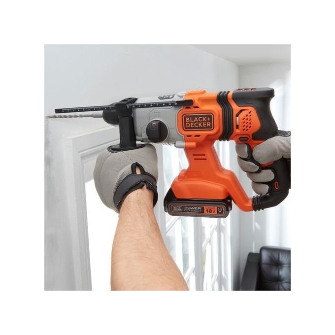 Black+Decker Tassellatore 18V Arancione-Nero Bcd900E2K