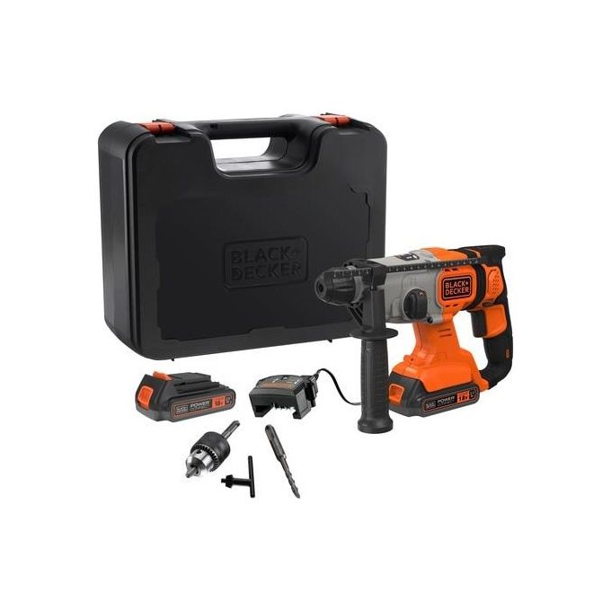 Black+Decker Tassellatore 18V Arancione-Nero Bcd900E2K