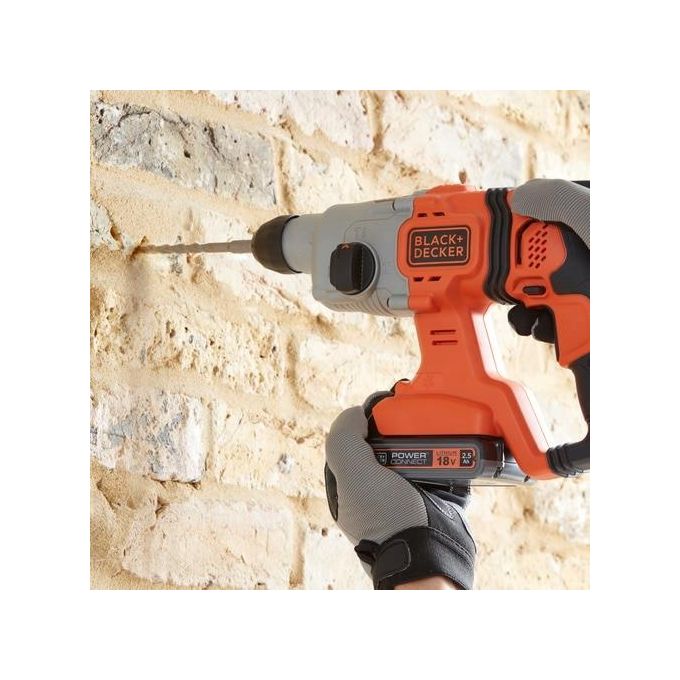 Black+Decker Tassellatore 18V Arancione-Nero Bcd900E2K