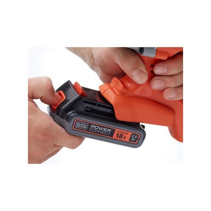 Black+Decker Tassellatore 18V Arancione-Nero Bcd900E2K