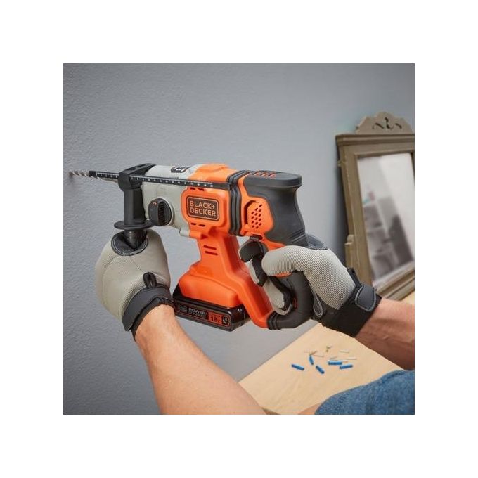 Black+Decker Tassellatore 18V Arancione-Nero Bcd900E2K