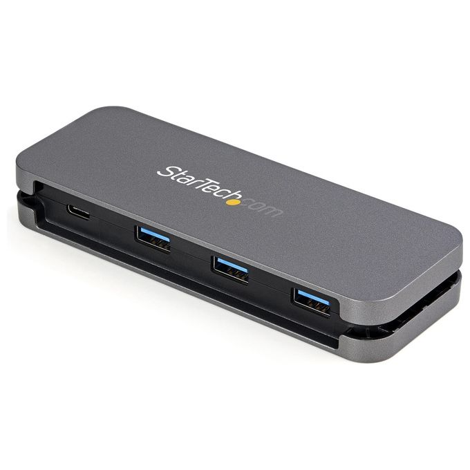 StarTech.com HB30CM3A1CB Hub USB 3.2 Gen 1 Type-C 4 Porte 5000 Mbit-s 3x USB-A 1x USB-C colore Nero Grigio