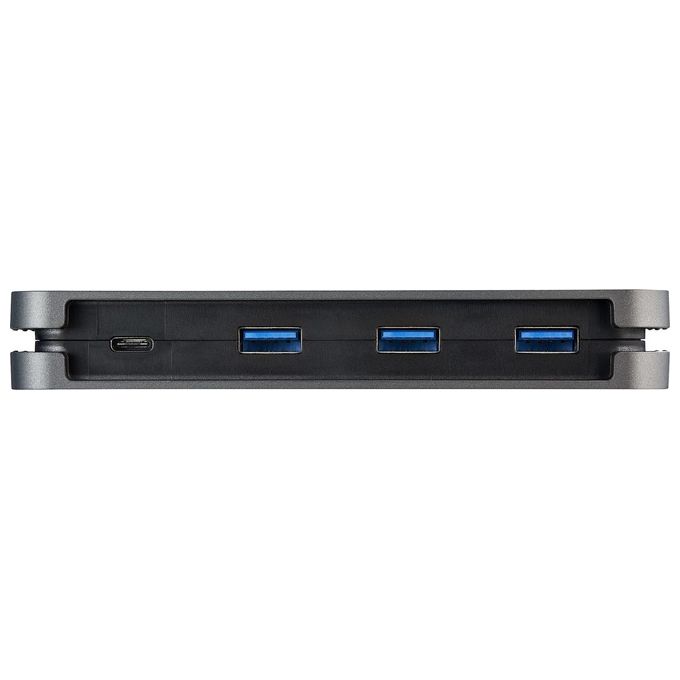 StarTech.com HB30CM3A1CB Hub USB 3.2 Gen 1 Type-C 4 Porte 5000 Mbit-s 3x USB-A 1x USB-C colore Nero Grigio