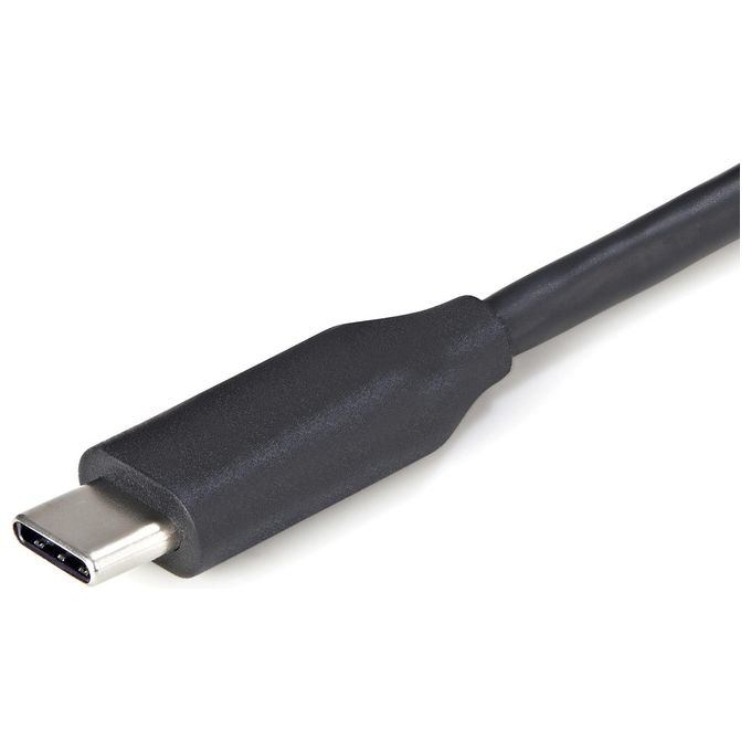 StarTech HB30CM4AB Hub USB C a 4 porte USB 3.2 Gen 1 5 Gbps Bus Powered cavo 28 5 cm colore Nero Grigio