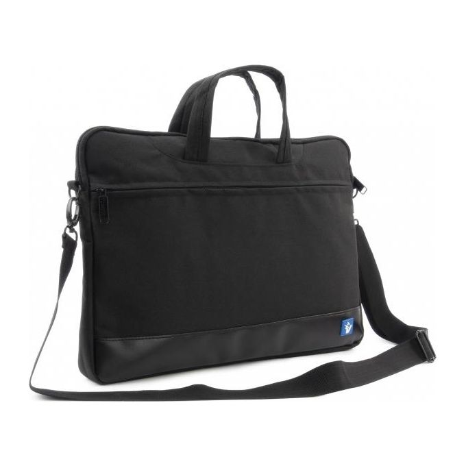 VulTech SC-1560 Borsa per Notebook 15.6'' Slim Nylon Tracolla Regolabile Fascia Trolley colore Nero
