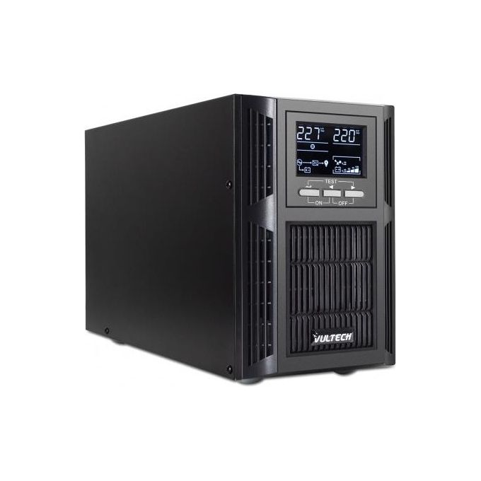 Vultech GS-1KVAS REV. 2.4 Server Series Gruppo di Continuita' UPS Online 1000VA 1000W Onda Sinusoidale Pura Display LCD AVR USB RS232
