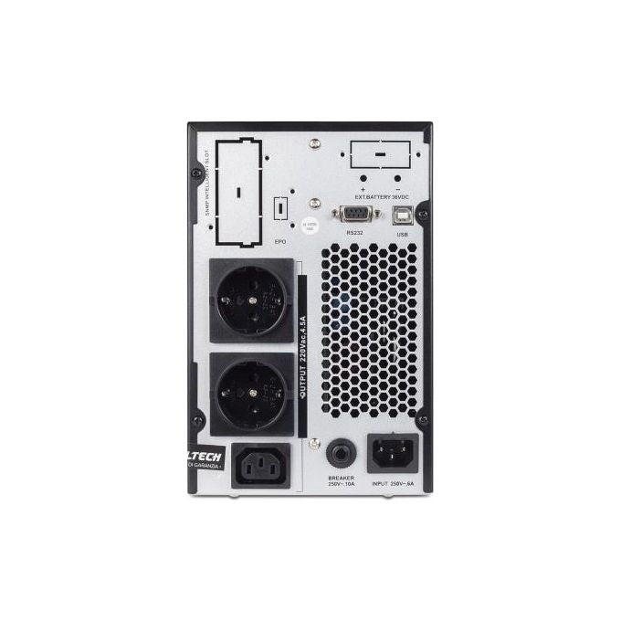Vultech GS-1KVAS REV. 2.4 Server Series Gruppo di Continuita' UPS Online 1000VA 1000W Onda Sinusoidale Pura Display LCD AVR USB RS232