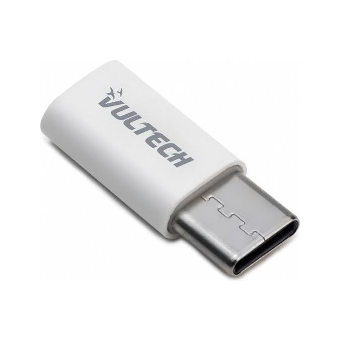 Vultech Adattatore Micro-Usb a Type C ADP-01P Bianco