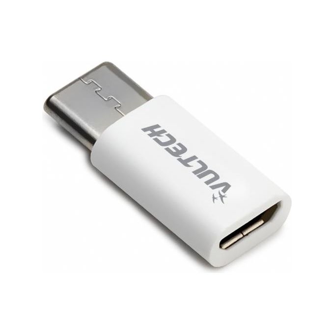 Vultech Adattatore Micro-Usb a Type C ADP-01P Bianco