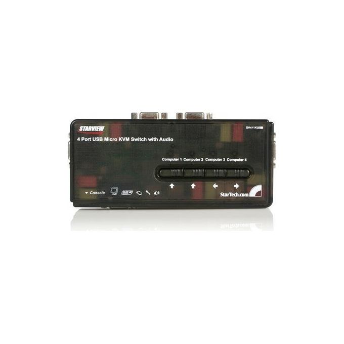 StarTech.com KIT_ Switch Kvm Usb Con Audio E Cavi 4 Porte