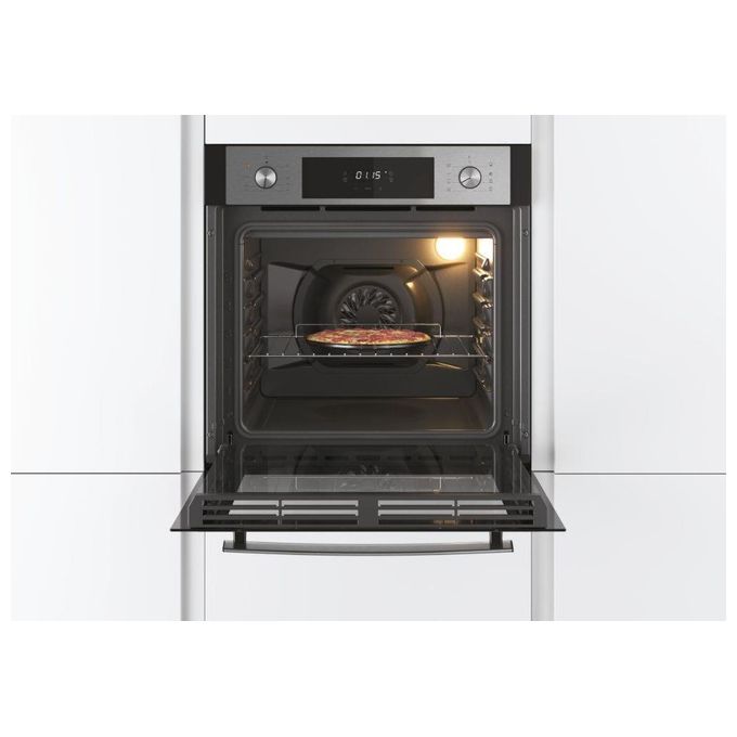 Candy FCNE635X Essenza Forno da incasso Elettrico Ventilato 65 L Classe A+ 8 funzioni Soft Close (59x56x56 cm) colore Acciaio Inox