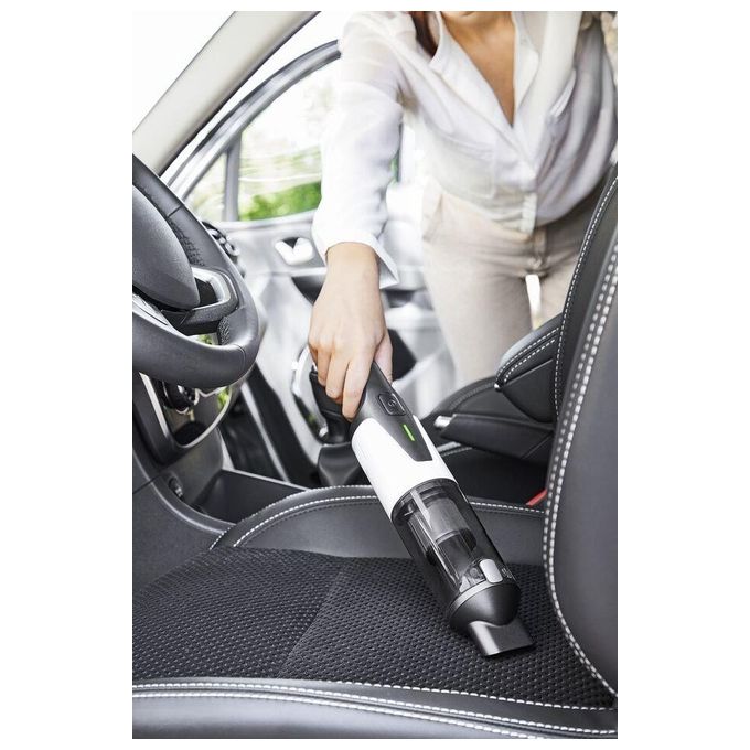 Rowenta AC9736WO X-Touch Aspirabriciole Portatile senza Fili Motore Digitale 80 W 0,2 L Autonomia 10 min Base di Ricarica colore Grigio Bianco