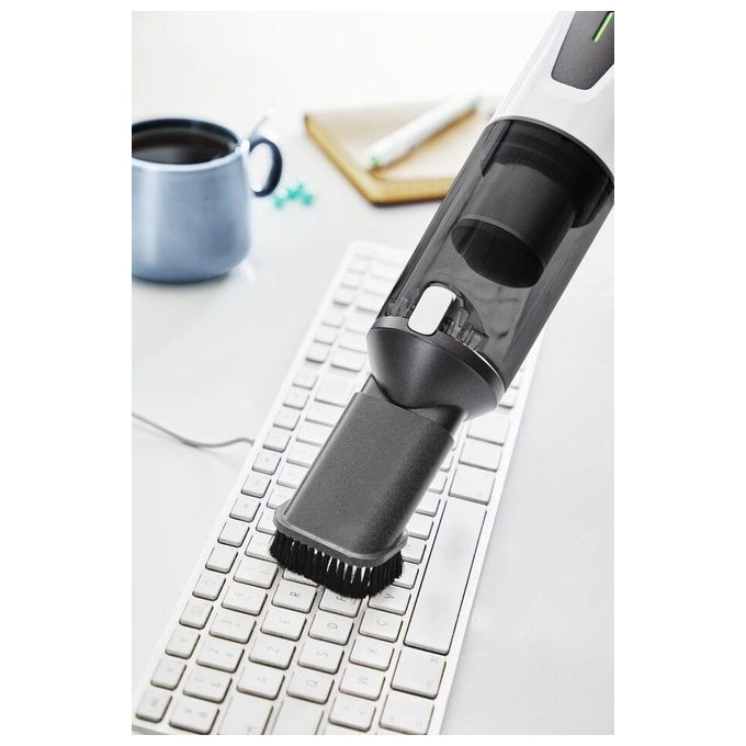 Rowenta AC9736WO X-Touch Aspirabriciole Portatile senza Fili Motore Digitale 80 W 0,2 L Autonomia 10 min Base di Ricarica colore Grigio Bianco