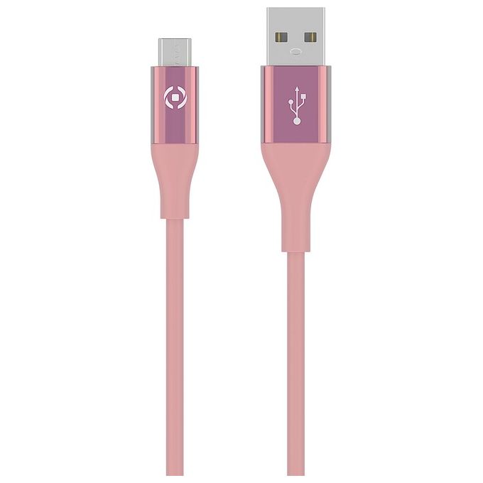Celly Cavo Usb Micro Color Rosa