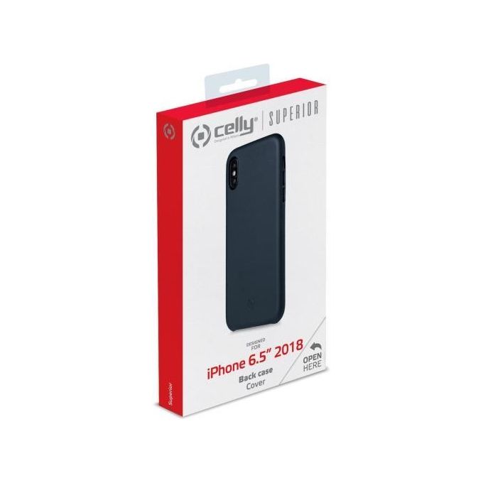 Celly Superior Case per iPhone XS Max Blu