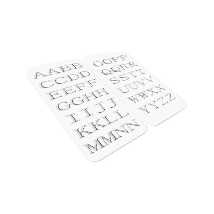 Celly 3D Stickers Letters Silver