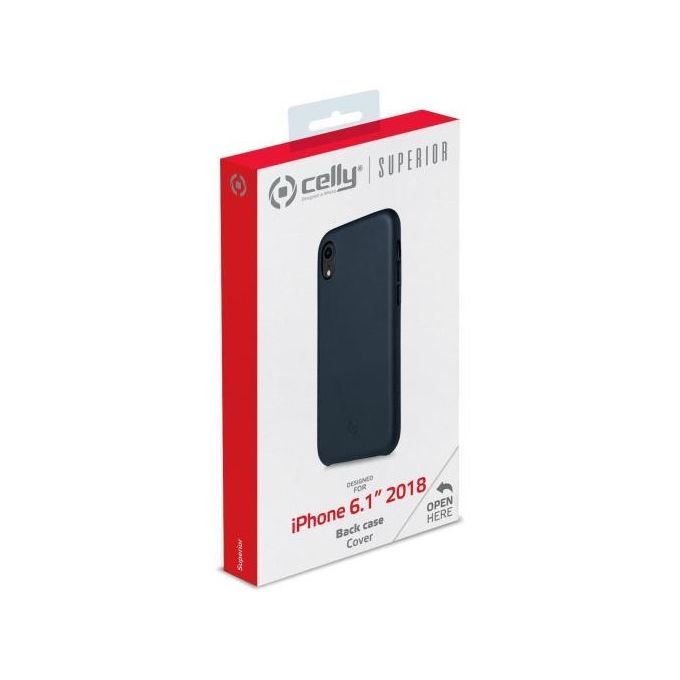 Celly Superior Case per iPhone XR Blu