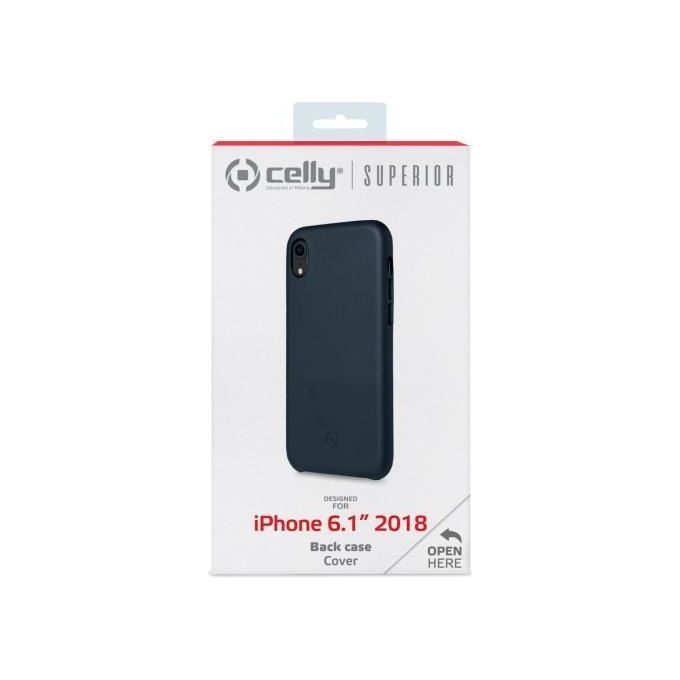 Celly Superior Case per iPhone XR Blu