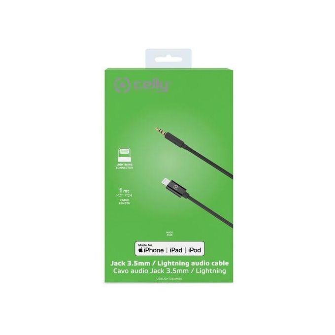 Celly Cavo Lightning 35mm Nero