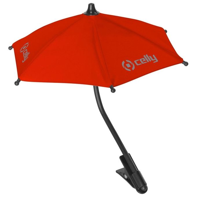 Celly Zero Feeling Ombrello per Smartphone Rosso
