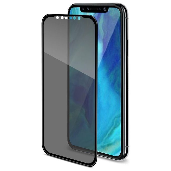 Celly Pellicola Privacy 3D per iPhone XS Max Nero