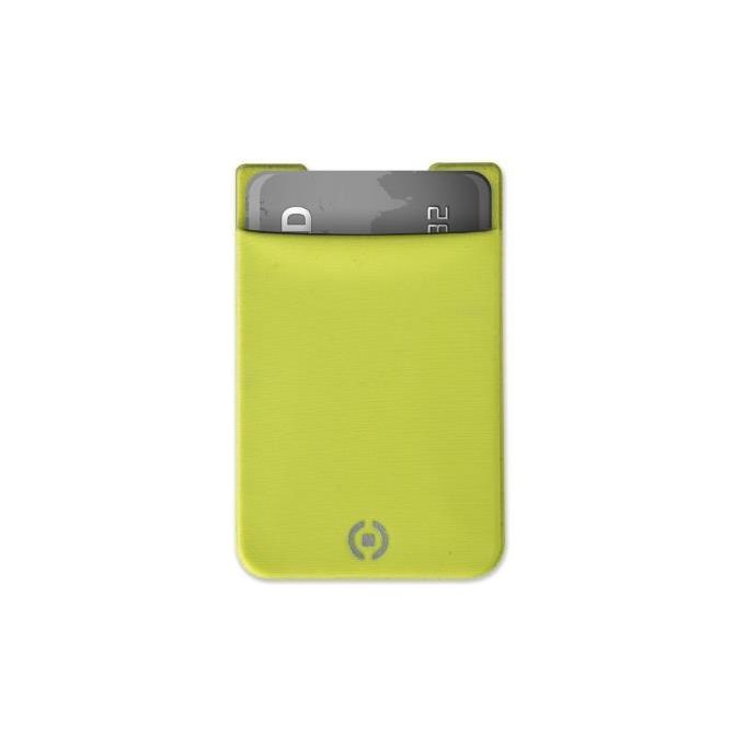 Celly Fessura per Carte di Credito con Adesivo Giallo