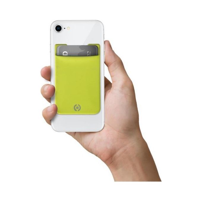Celly Fessura per Carte di Credito con Adesivo Giallo