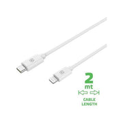 Celly Cavo Usb-C Lightning Bianco