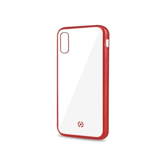Celly Lase Matt Cover per iPhone XS Max Rosso